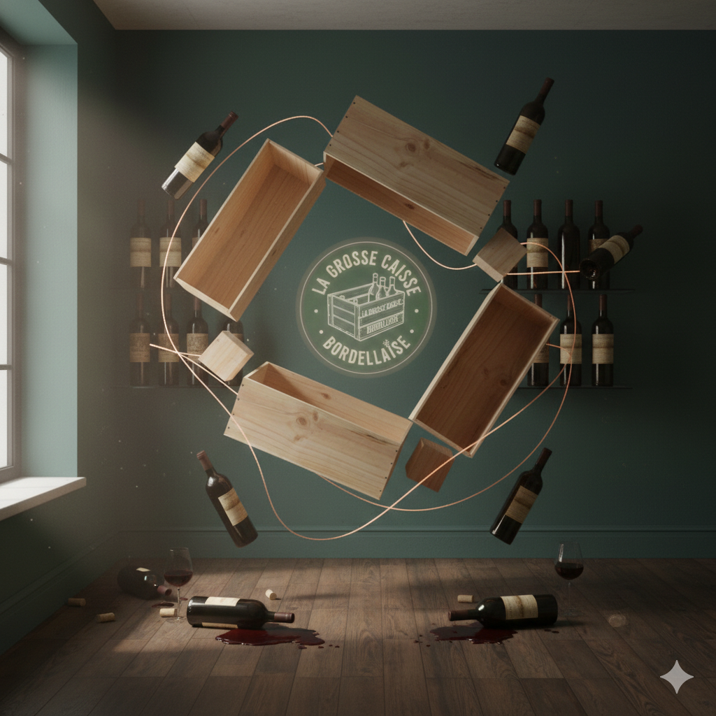 Caisse bois de vin pas chère