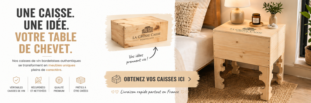 Banniere une caisse une idées votre table de chevet