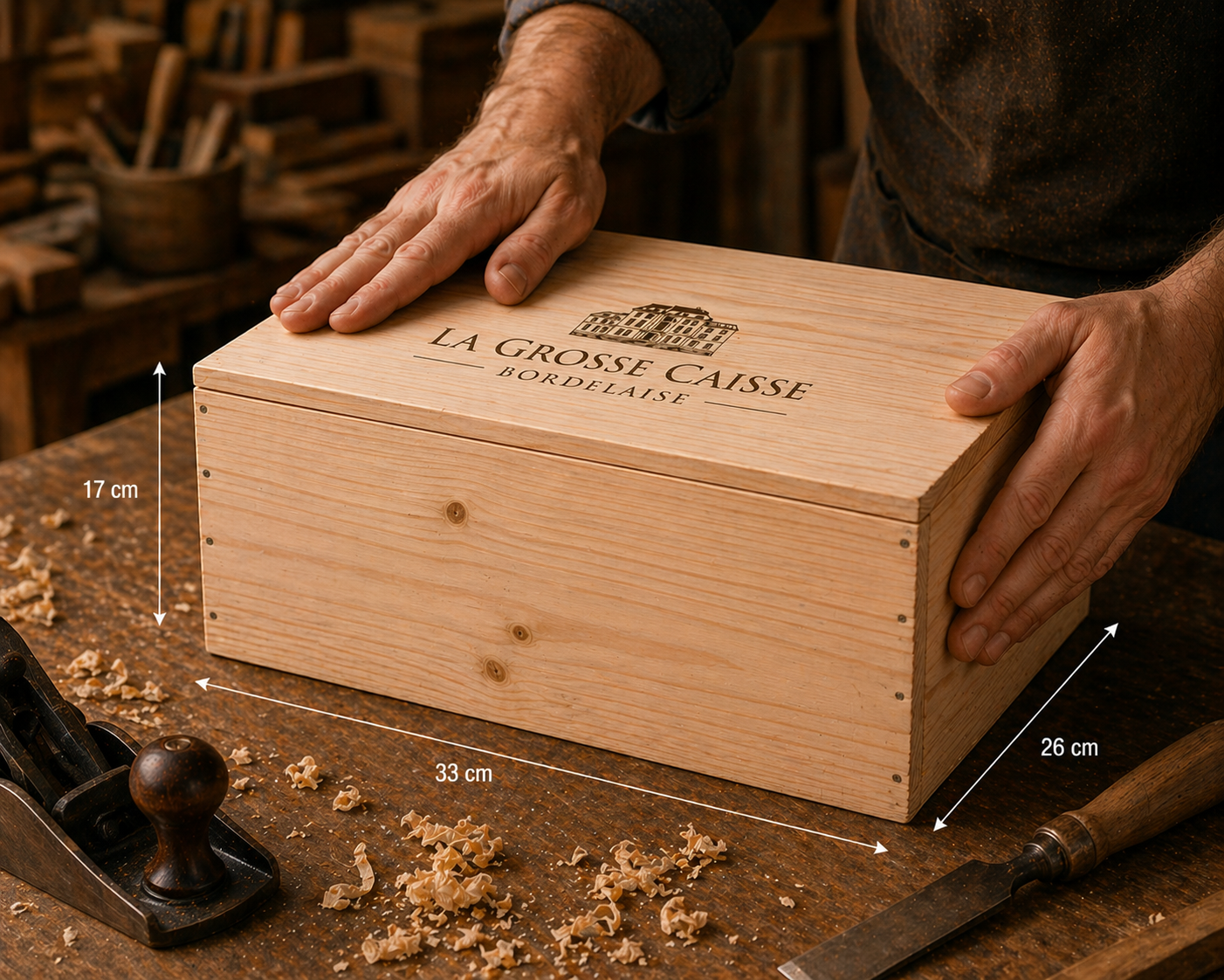 caisses vois table de chevet mesur