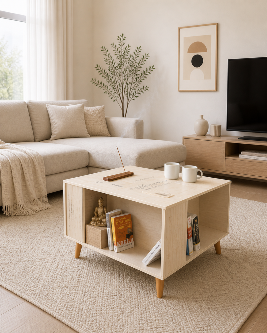 créer une table basse avec des caisses de vin